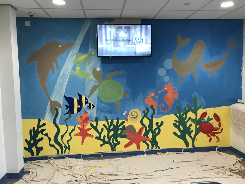 Children's Waiting Room Transformed into a Work of Art