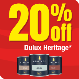20% off Dulux Heritage
