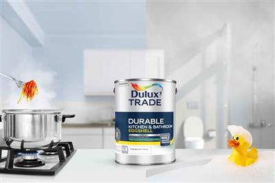 Dulux Trade Durable Kitchen & Bathroom Eggshell