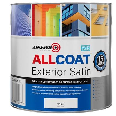 Zinsser Allcoat Exterior Water Based Satin