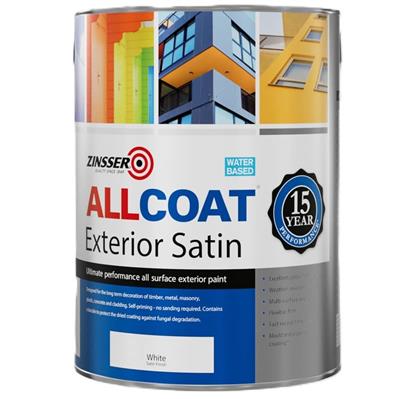Zinsser Allcoat Exterior Water Based Satin