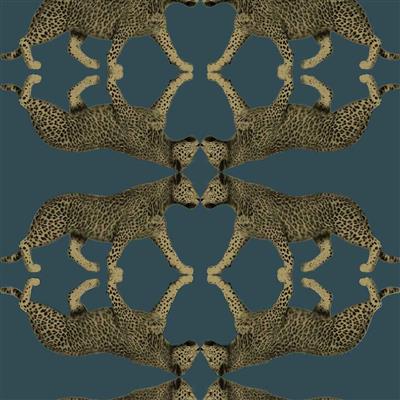 Galerie Natural FX 2 Marching Leopards  Wallpaper